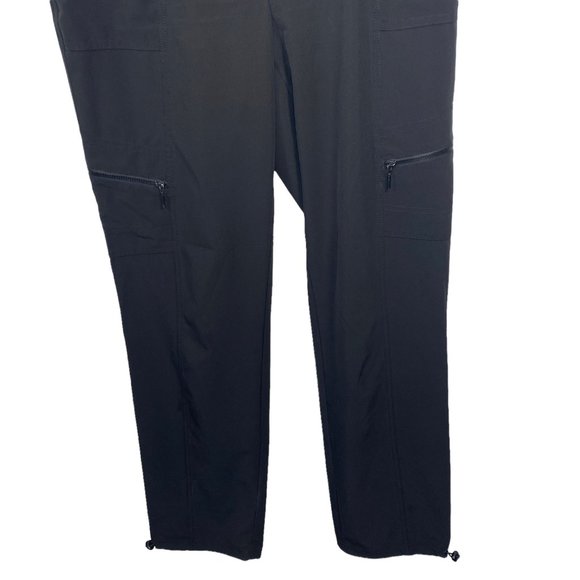 Zenergy By Chicos Neema Brandy Pants Joggers Zippered Cargo Small 4-6 Sold Out - Picture 4 of 9